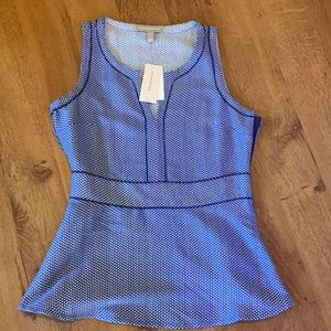 Banana republic peplum top